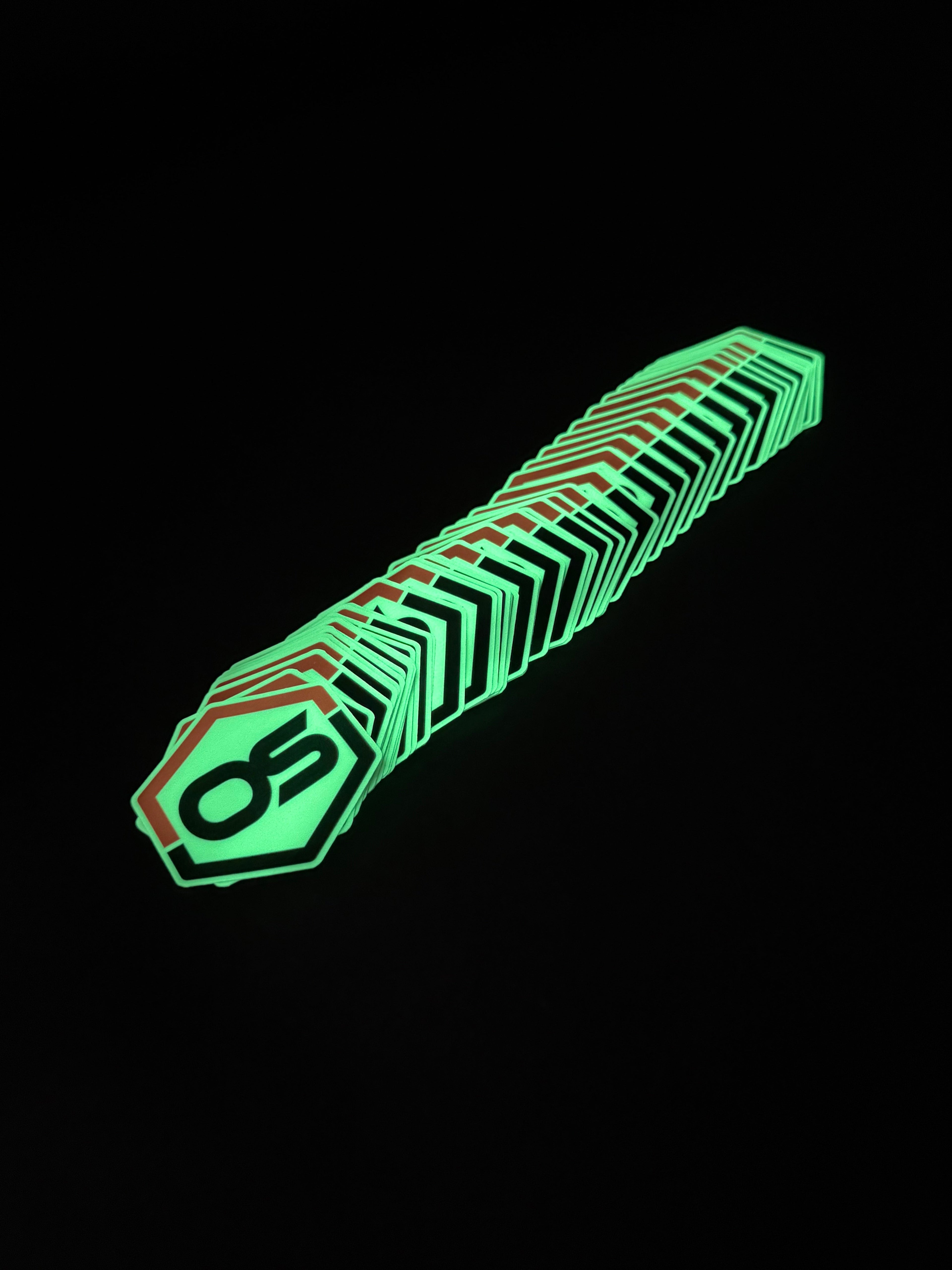 ONE SHEAR® Limited Edition Ghost Glow Sticker 2.5" - OVERLANDERS Outfitter