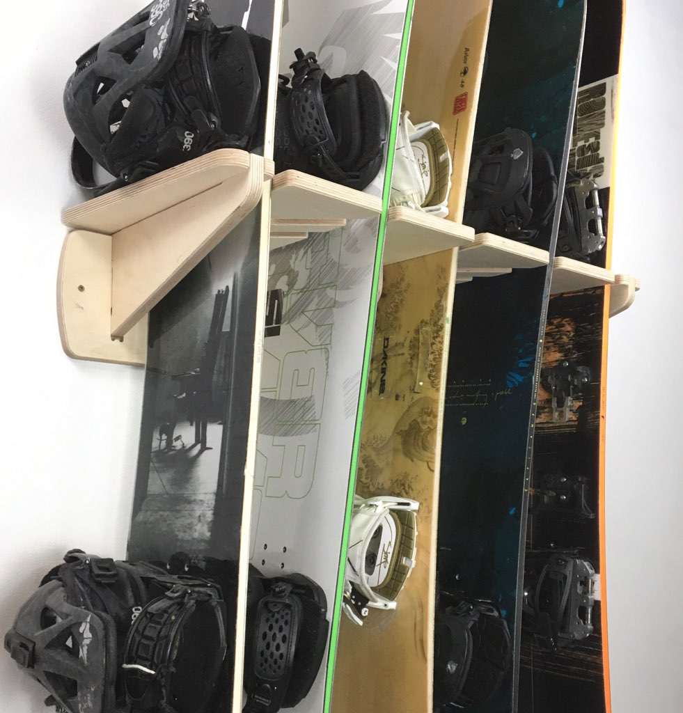 THE PONDEROSA snowboard wall rack - We The Collective