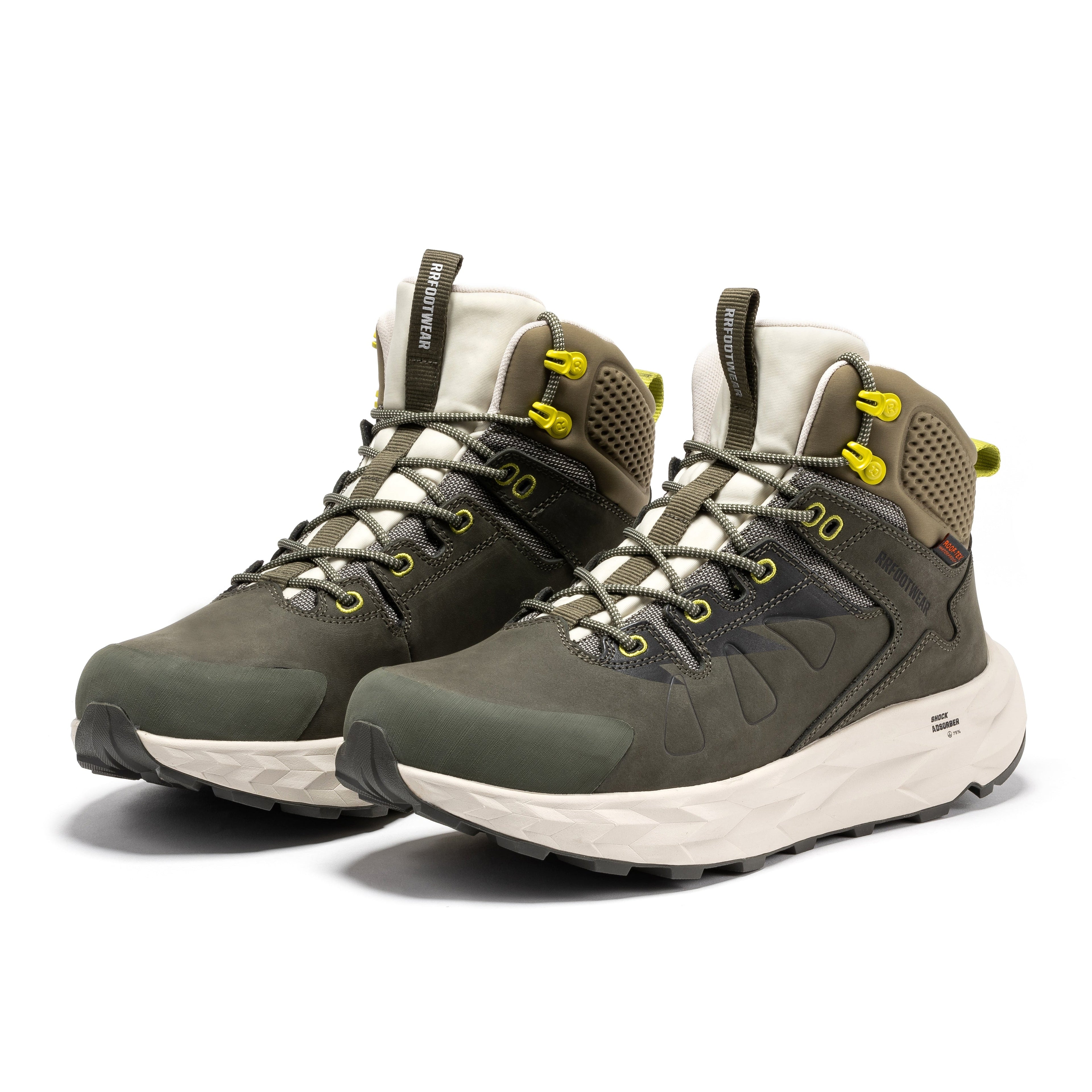 ROCKROOSTER Farmington Green 6 Inch Waterproof Hiking Boots with VIBRAM® Outsole  OC21033 - We The Collective