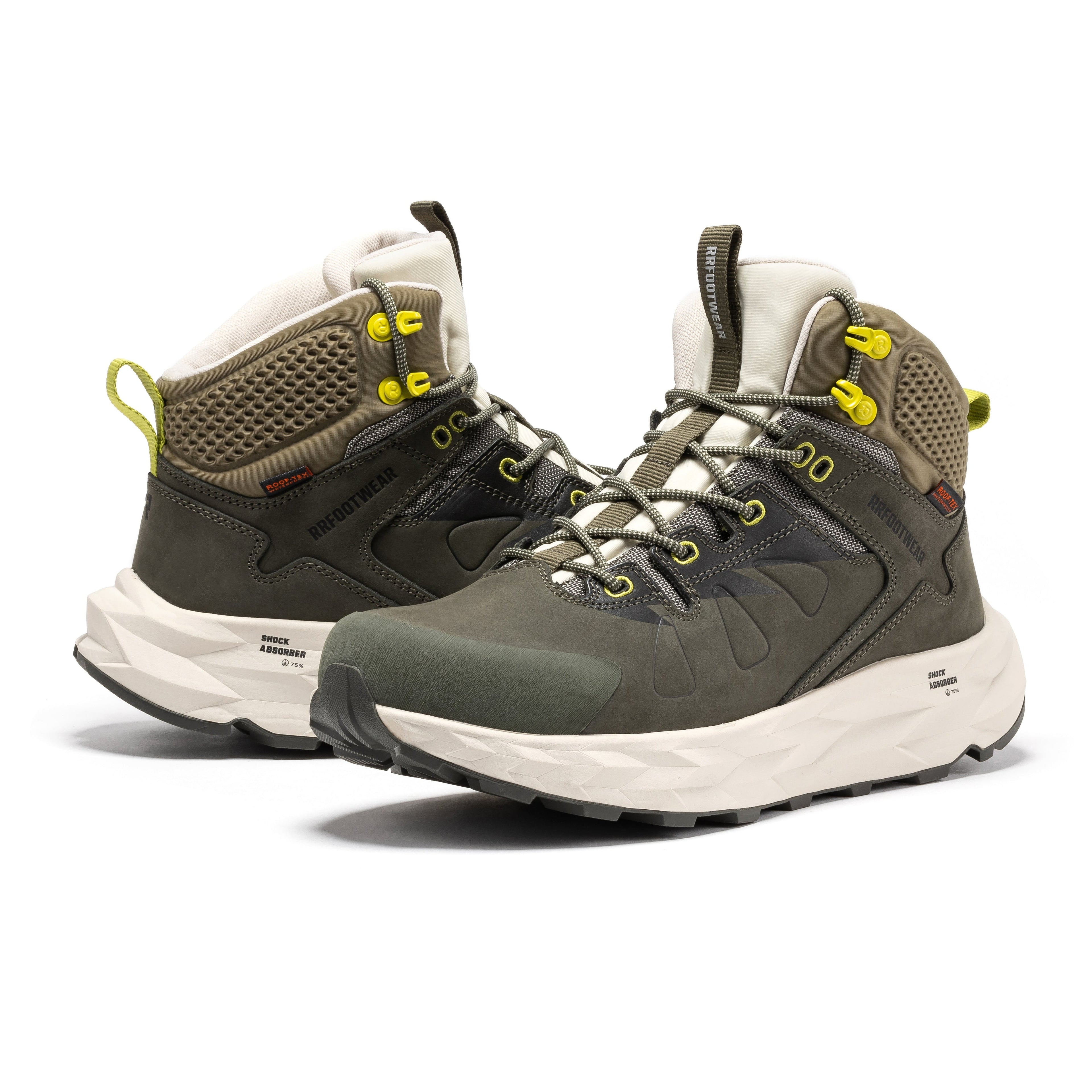 ROCKROOSTER Farmington Green 6 Inch Waterproof Hiking Boots with VIBRAM® Outsole  OC21033 - We The Collective