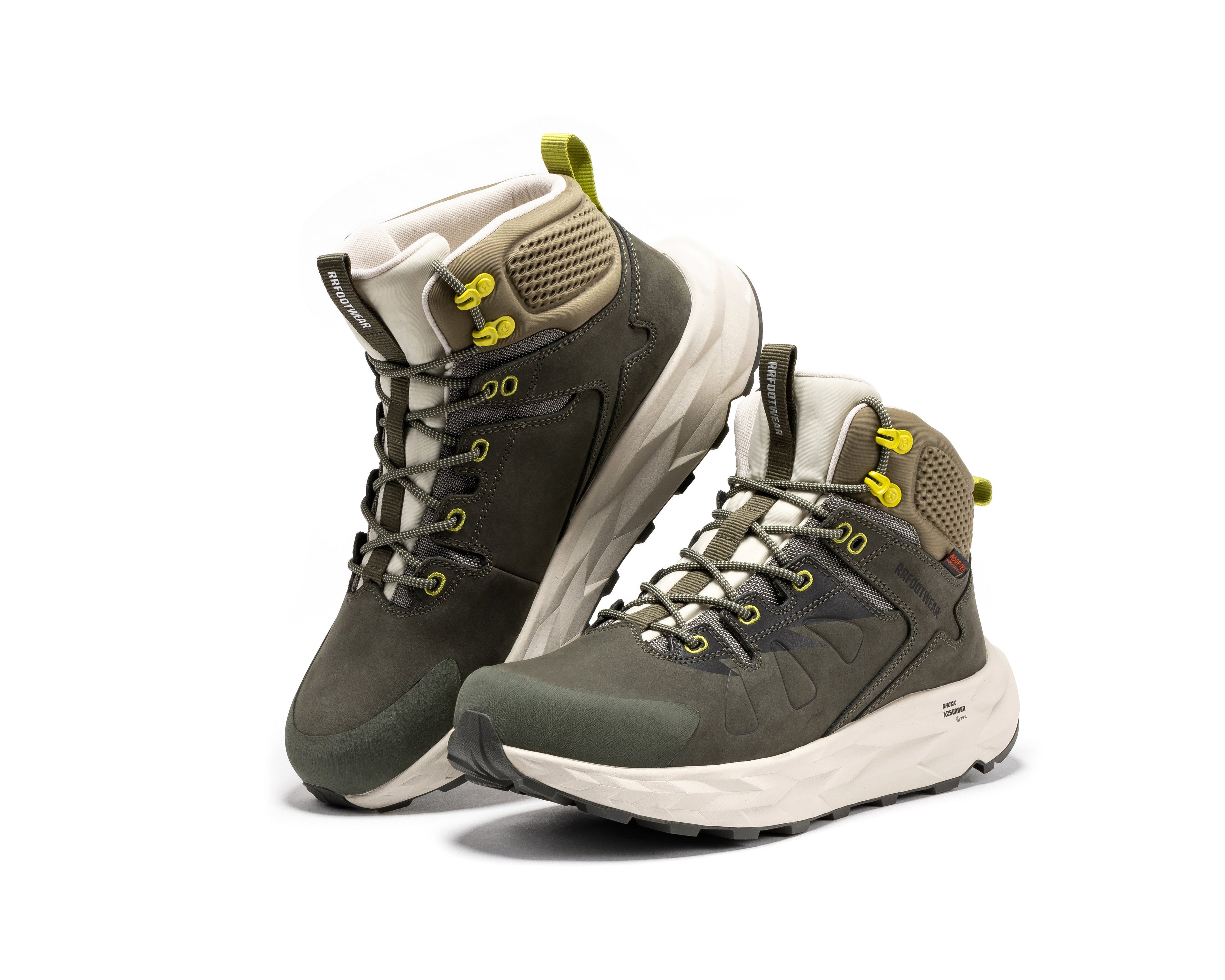 ROCKROOSTER Farmington Green 6 Inch Waterproof Hiking Boots with VIBRAM® Outsole  OC21033 - We The Collective