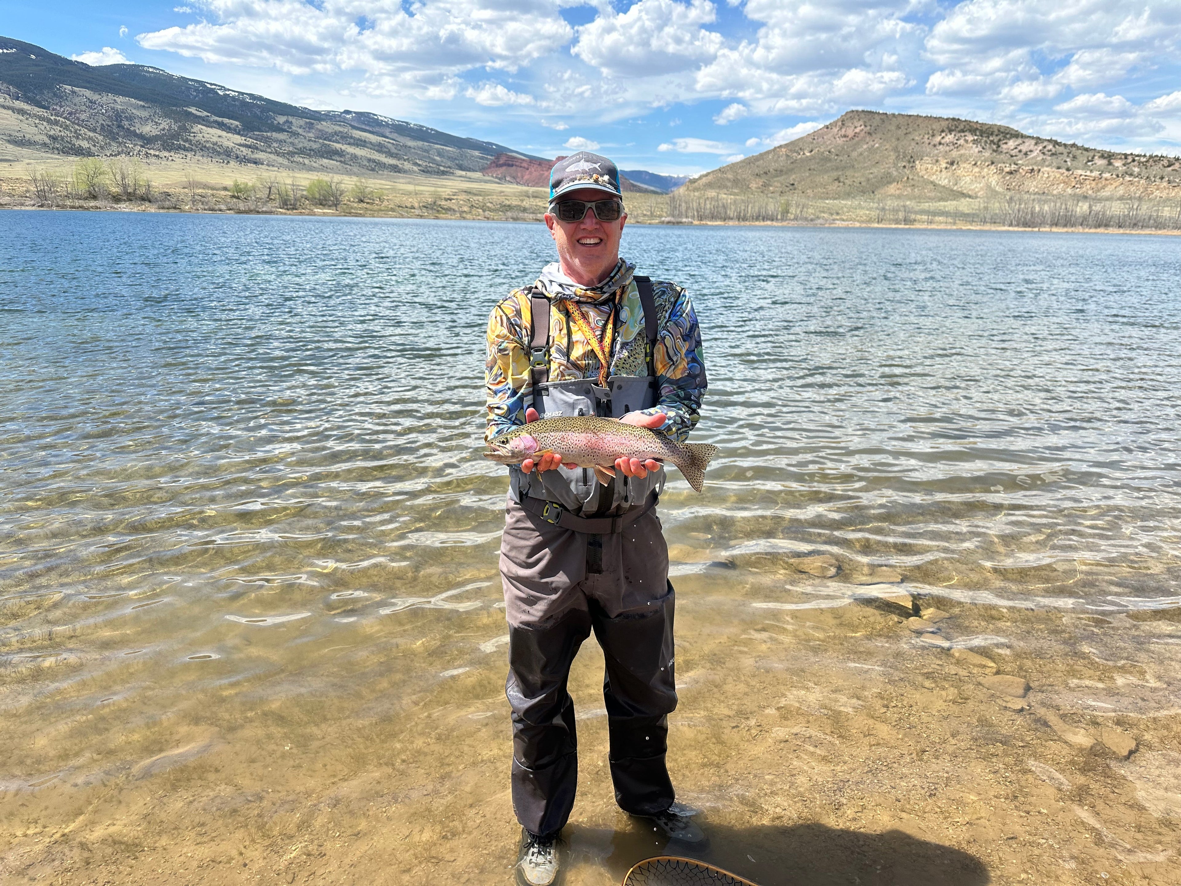 Magic Waters Rainbow Trout Graphic Fishing Hoodie - OVERLANDERS Outfitter