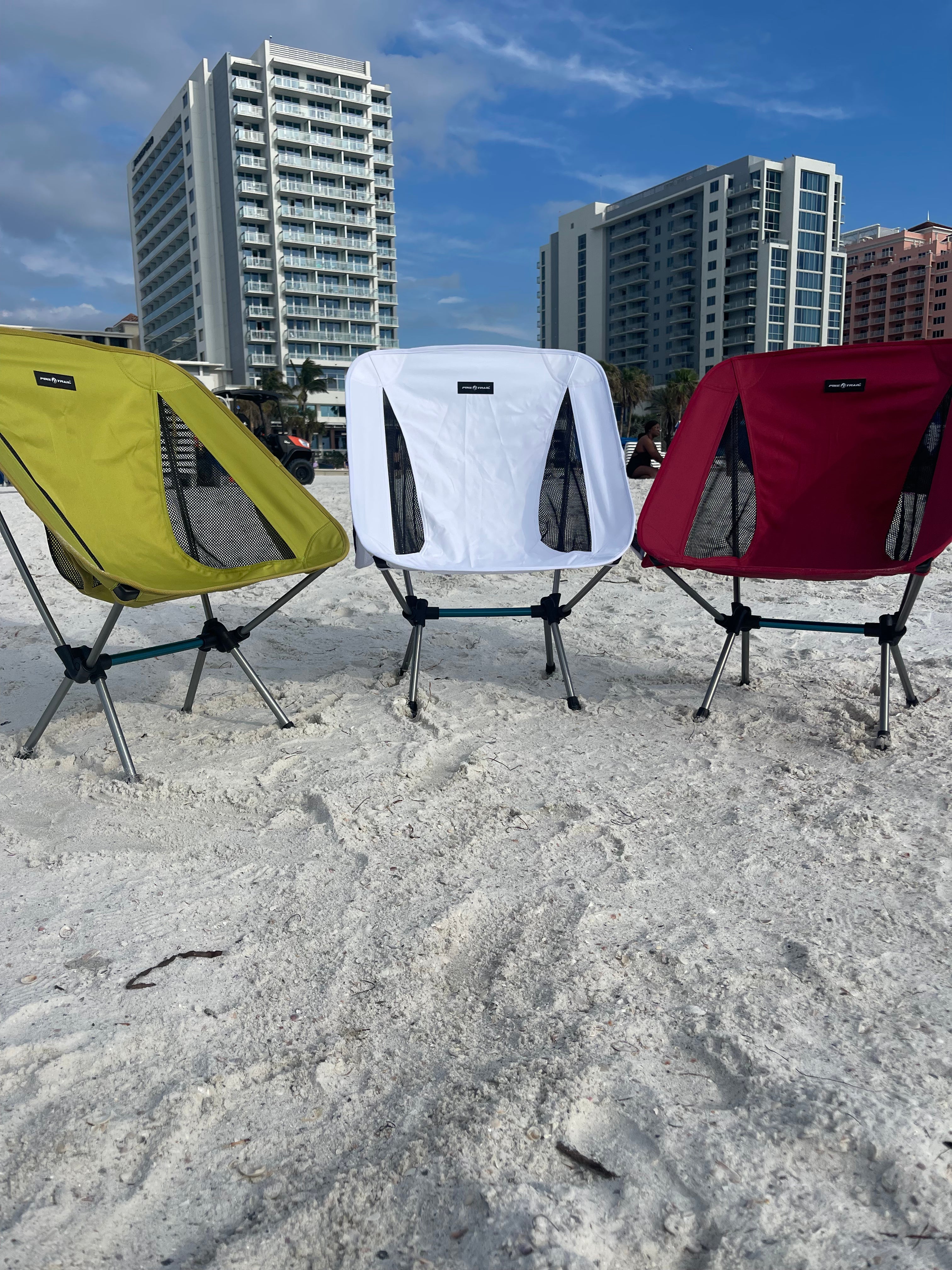 Pike Trail ultralight compact outdoor camping and beach tailgate chair with foldable design and sturdy frame.