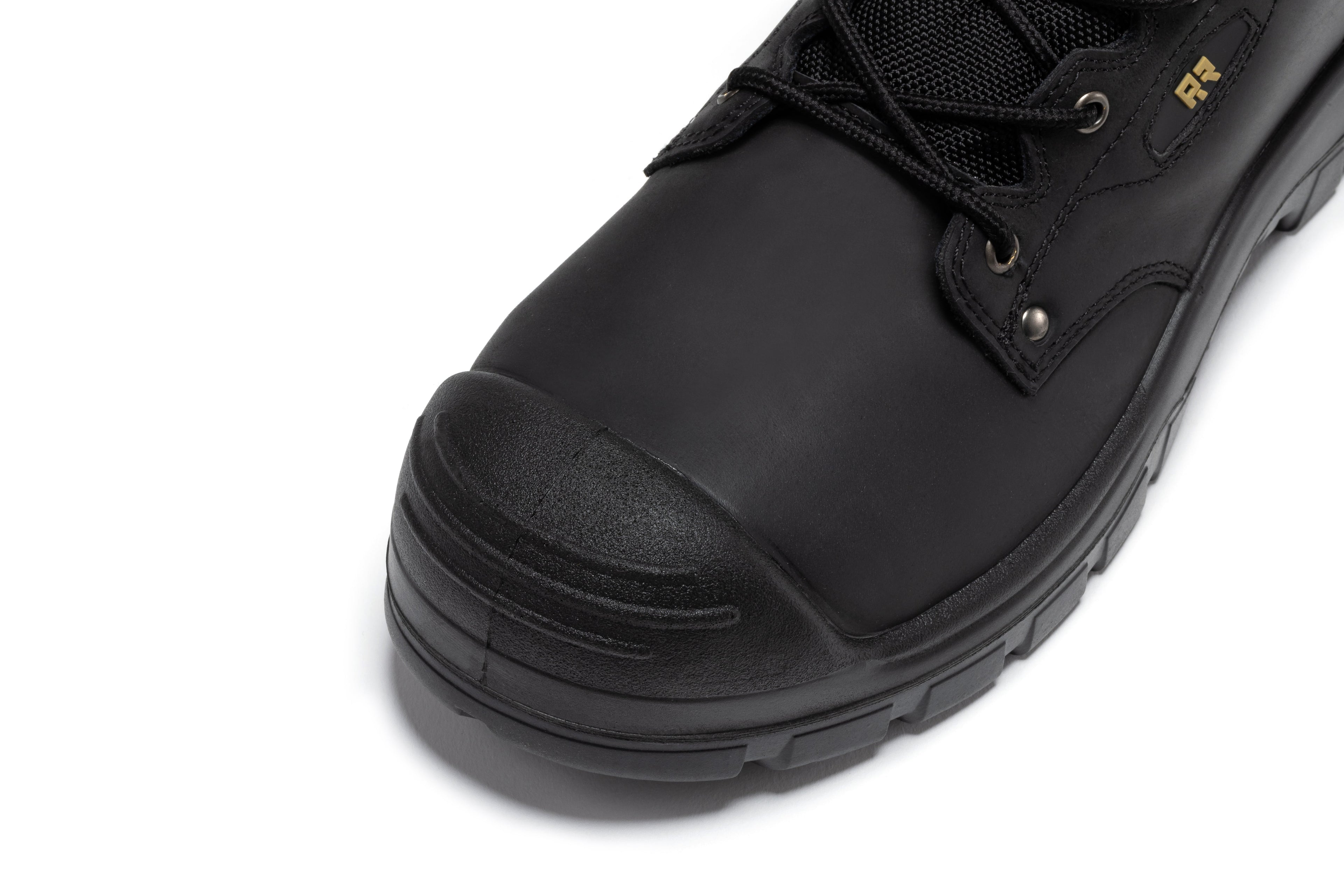 ROCKROOSTER Woodland Black 6 inch Waterproof Composite Toe Leather Work Boots AK662 - We The Collective
