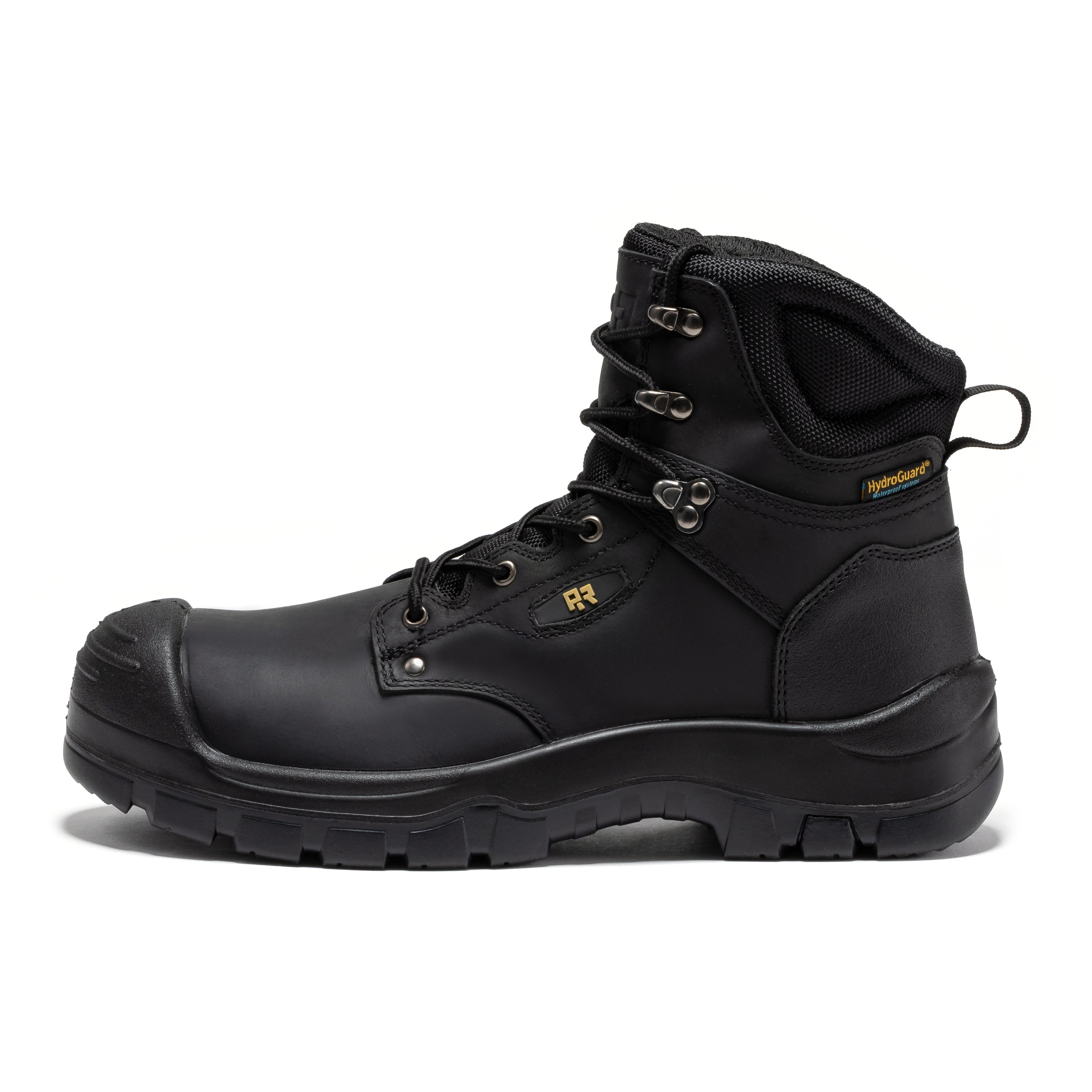 ROCKROOSTER Woodland Black 6 inch Waterproof Composite Toe Leather Work Boots AK662 - We The Collective