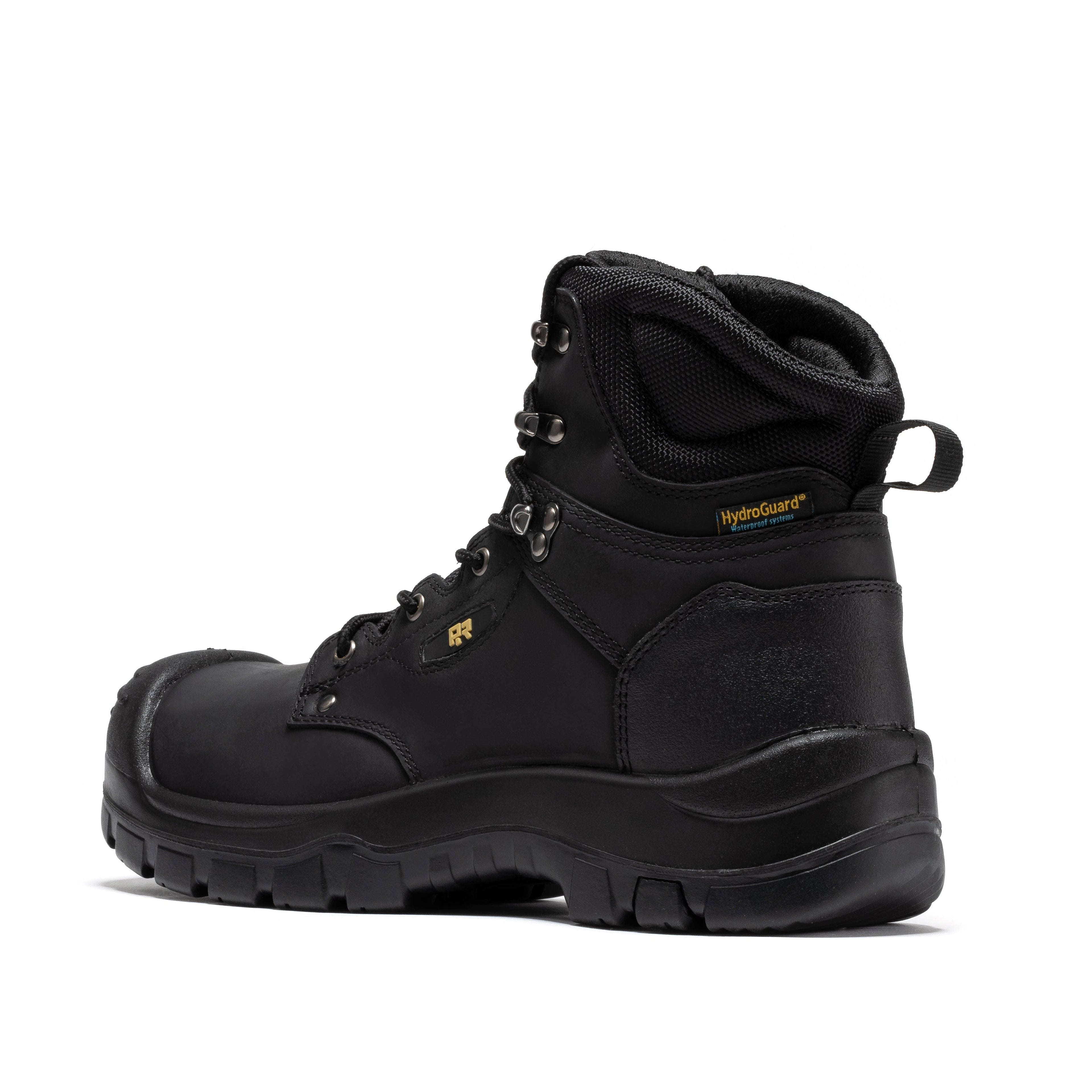 ROCKROOSTER Woodland Black 6 inch Waterproof Composite Toe Leather Work Boots AK662 - We The Collective