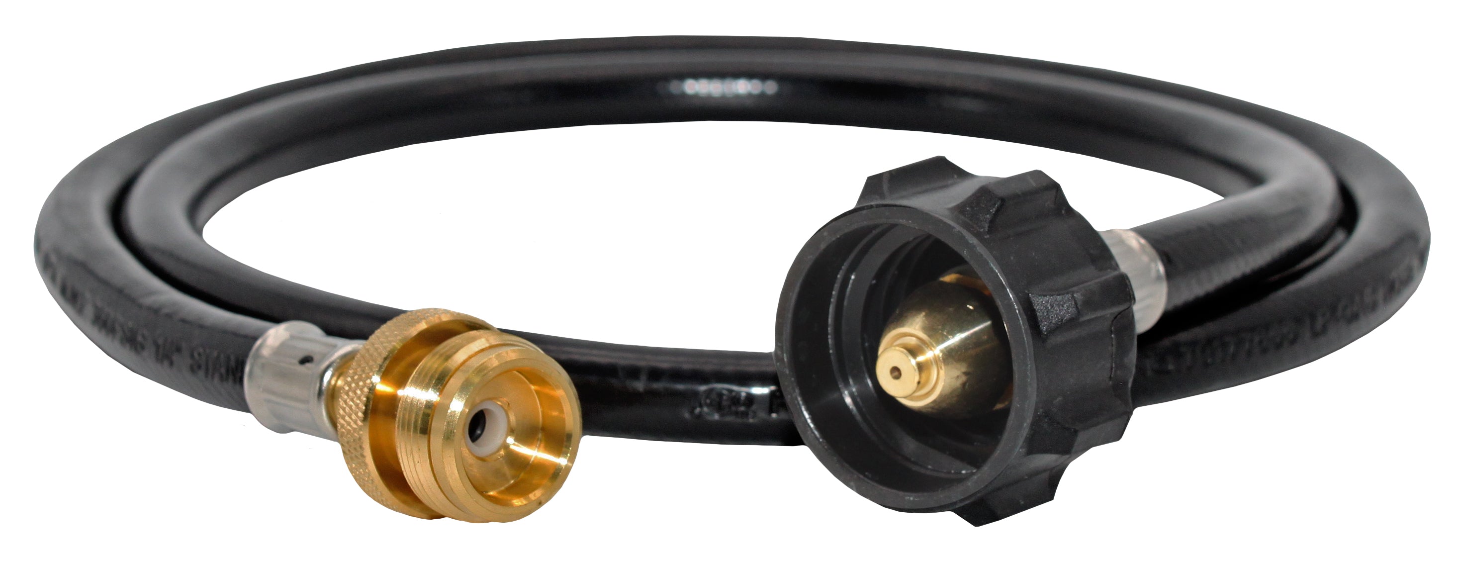 Flame King 4 Feet Propane Adapter Hose 1 lb to 20 lb Converter Replacement for QCC1
