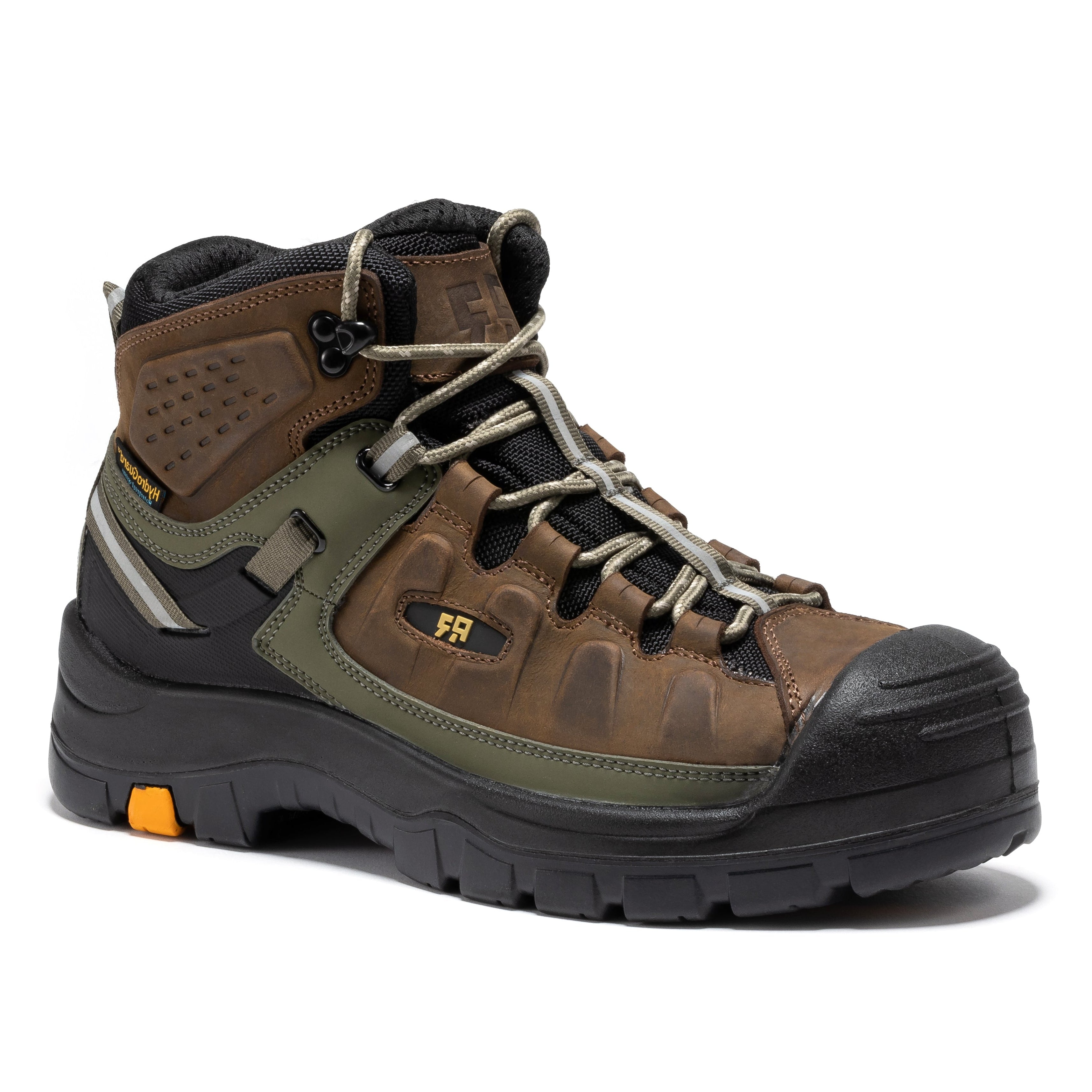 ROCKROOSTER Woodland Brown 6 inch Composite Toe Waterproof Leather Work Boots AK661 - We The Collective