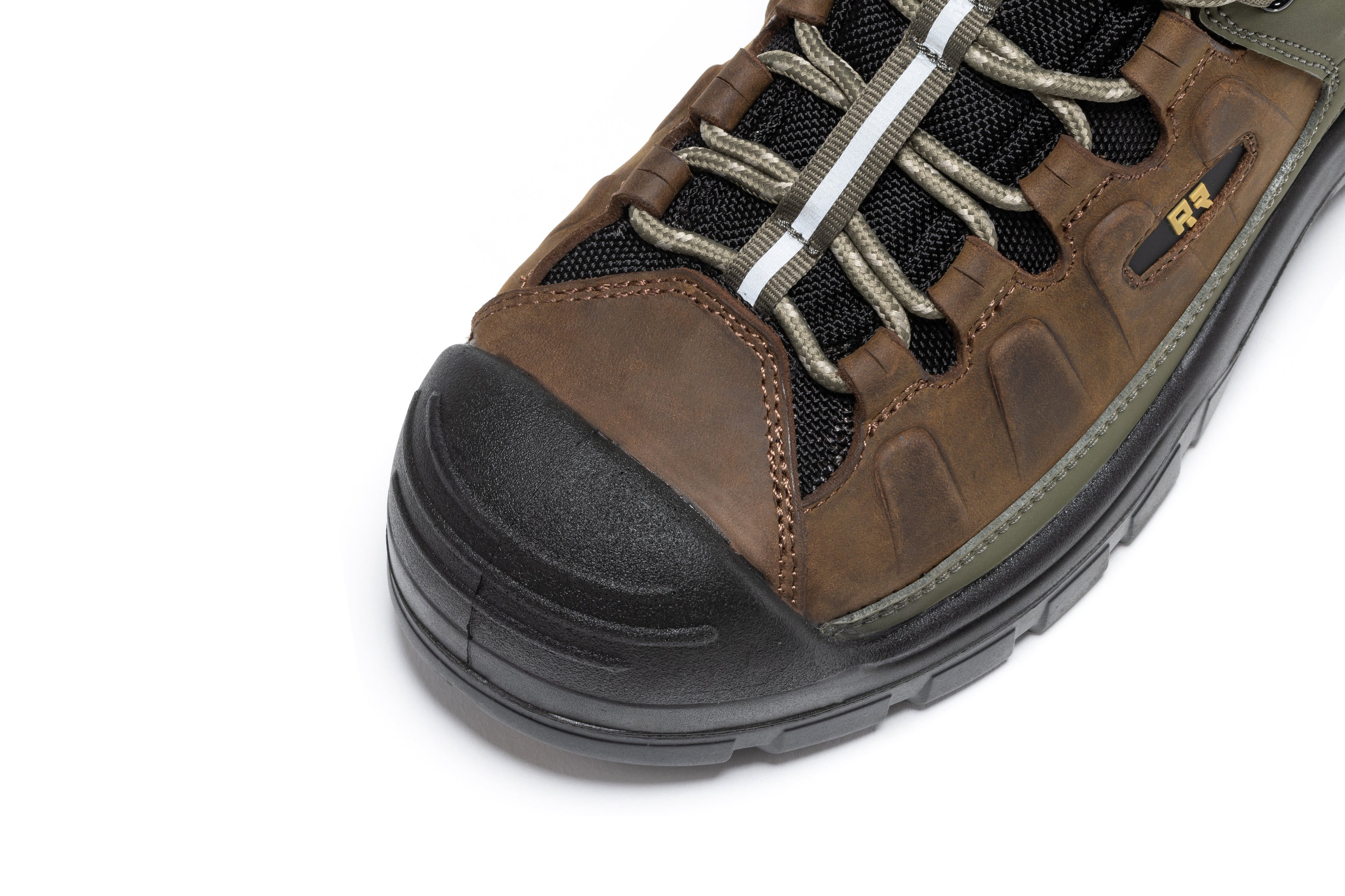 ROCKROOSTER Woodland Brown 6 inch Composite Toe Waterproof Leather Work Boots AK661 - We The Collective
