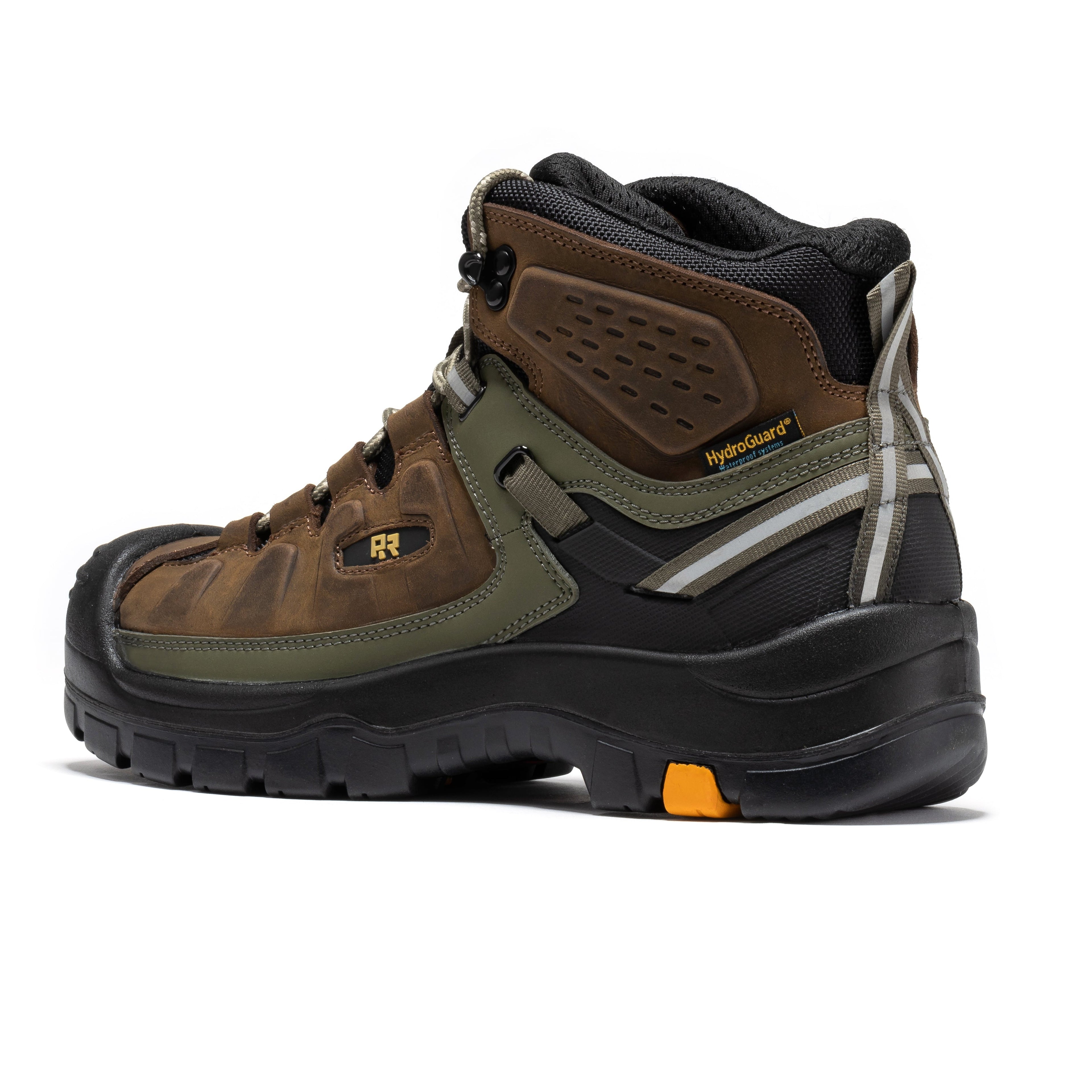 ROCKROOSTER Woodland Brown 6 inch Composite Toe Waterproof Leather Work Boots AK661 - We The Collective