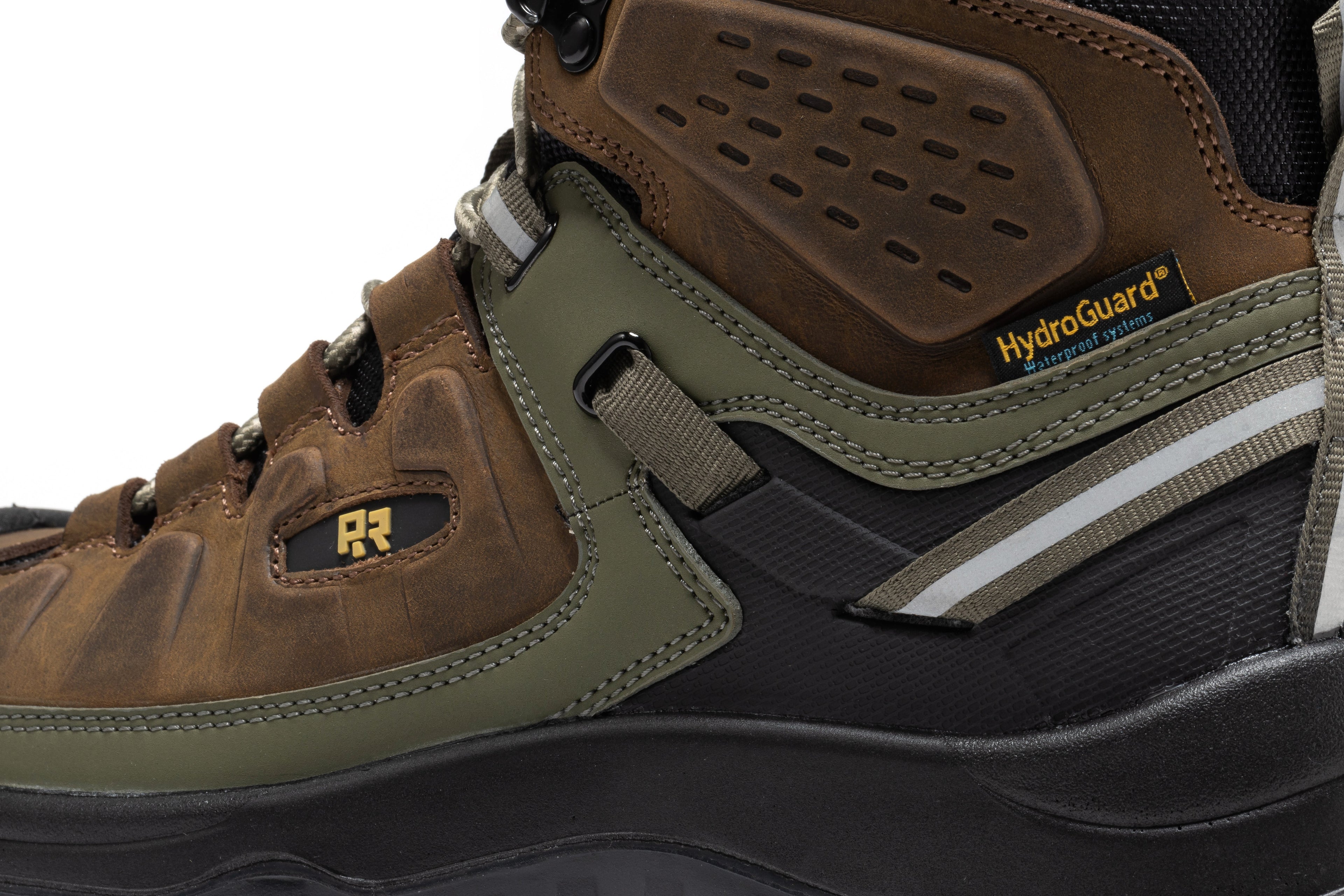 ROCKROOSTER Woodland Brown 6 inch Composite Toe Waterproof Leather Work Boots AK661 - We The Collective