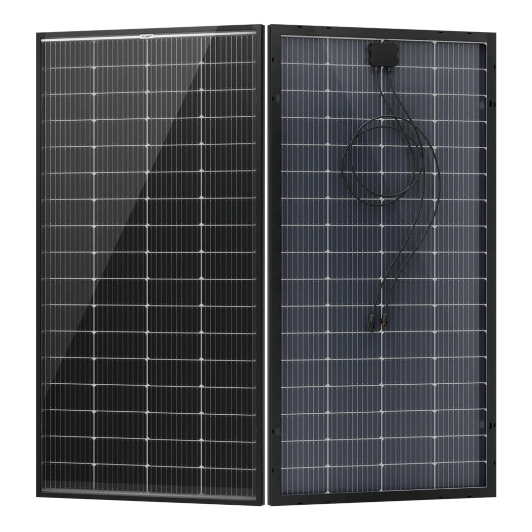 BougeRV 200 Watt Rigid Bifacial 10BB Mono Solar Panel - OVERLANDERS Outfitter