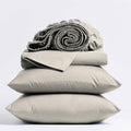 Twin Ivory Beige Off-White Cream 100-Percent Certified Organic Cotton Sheet Set - OVERLANDERS Outfitter