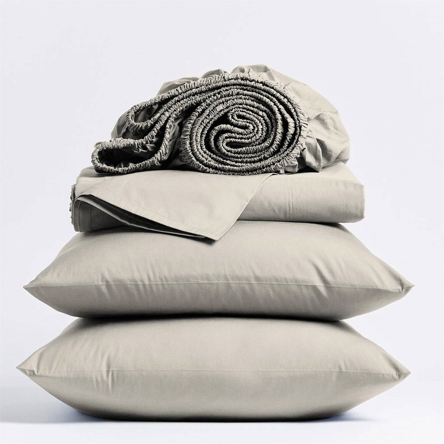Twin Ivory Beige Off-White Cream 100-Percent Certified Organic Cotton Sheet Set - OVERLANDERS Outfitter