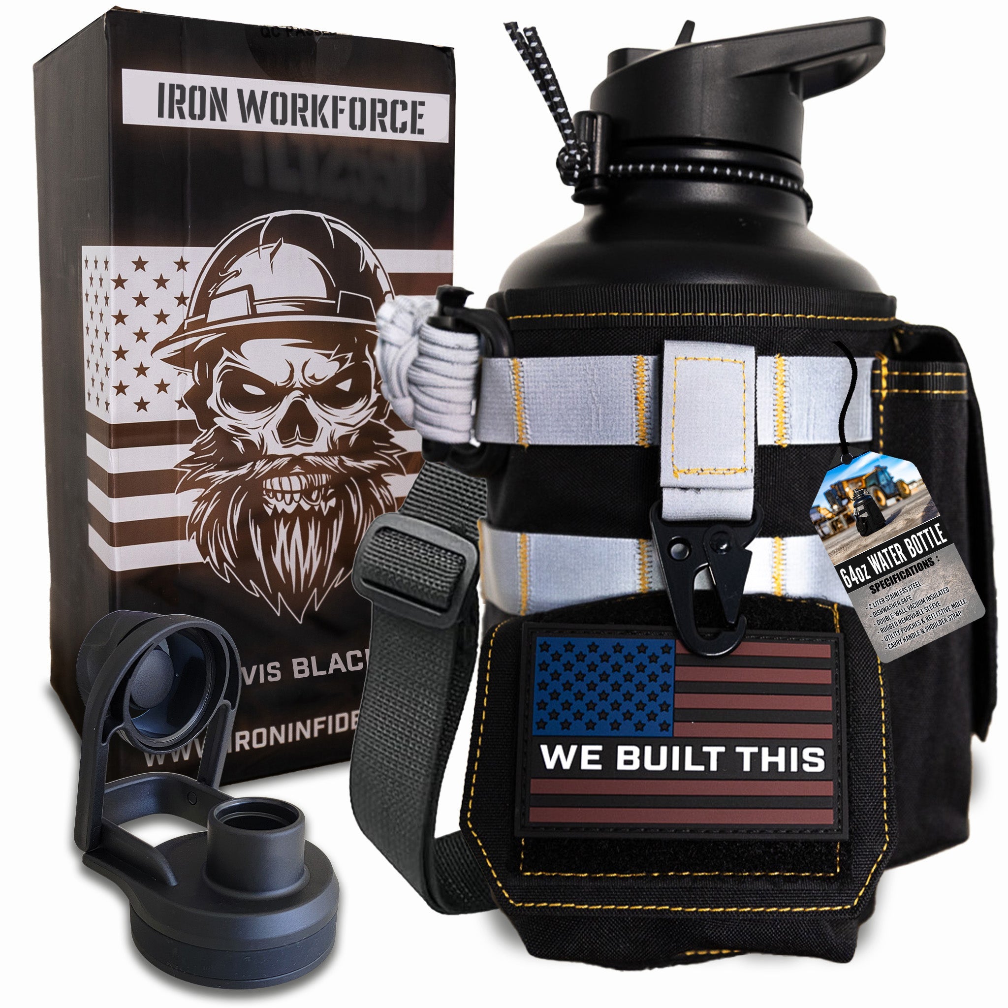 64oz Iron Workforce Bottles - We The Collective