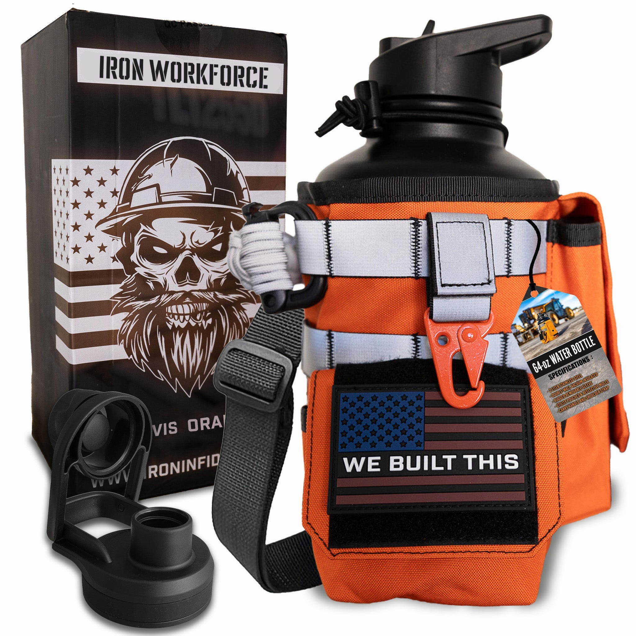 64oz Iron Workforce Bottles - We The Collective