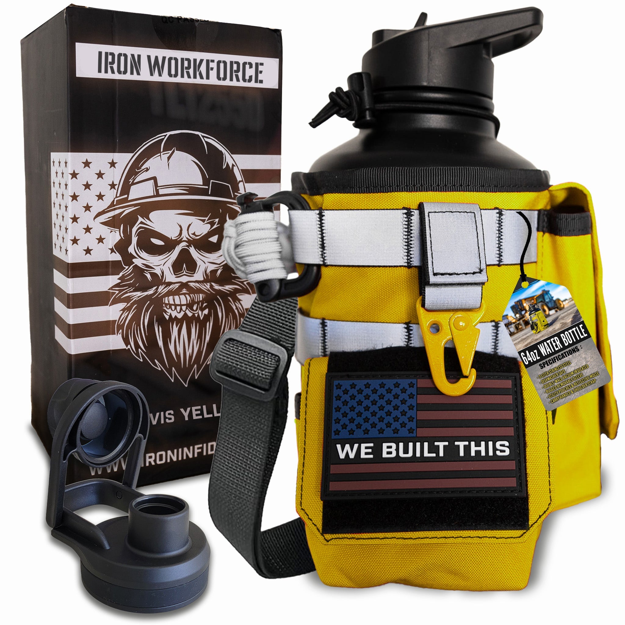 64oz Iron Workforce Bottles - We The Collective