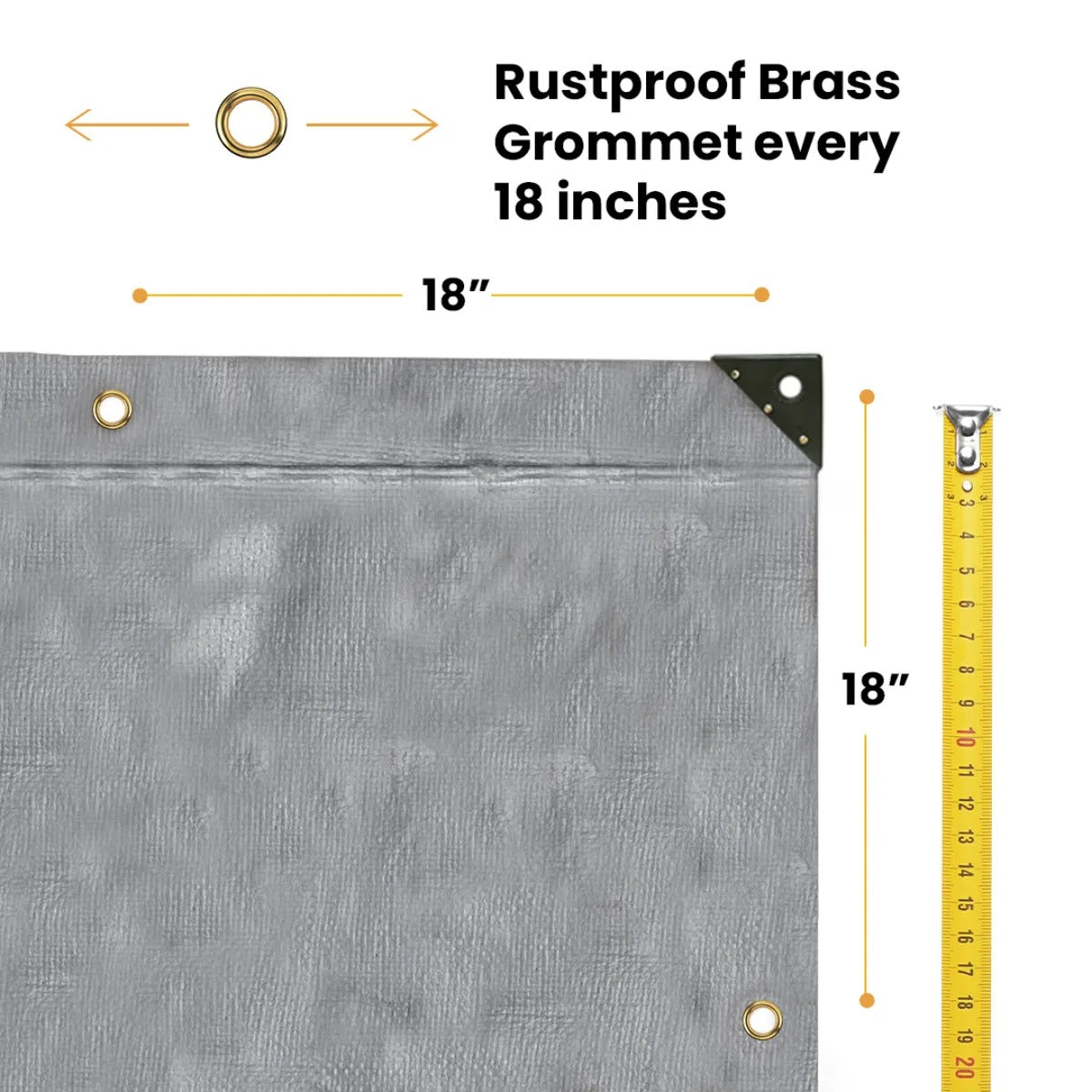 50' x 100' Super Heavy Duty Poly Tarp - OVERLANDERS Outfitter