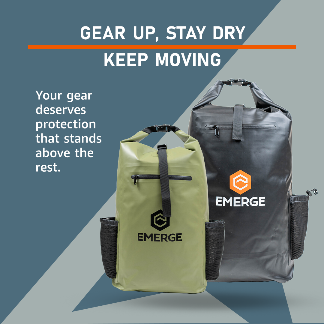 30L Heavy Duty Dry Bag w/ Straps - Olive - OVERLANDERS Outfitter