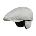 Juniper Outdoor grey driver cap with adjustable strap, casual outdoor headwear, shown from front view.