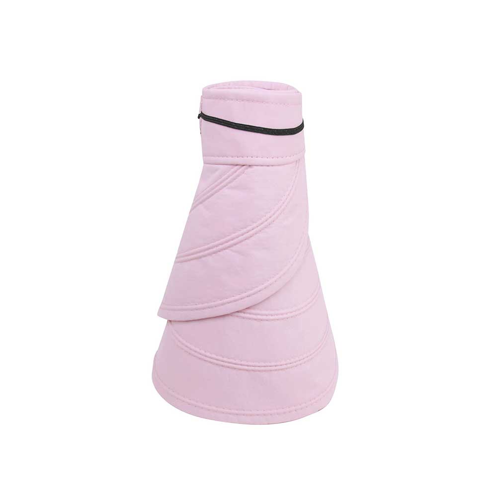 Pink Land Visor by Juniper Outdoor, a wide-brimmed physical sun protection hat with adjustable strap and breathable fabric.