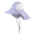 Purple Lakeside Hat by Juniper Outdoor with wide brim and adjustable strap, perfect for sun protection and outdoor style.