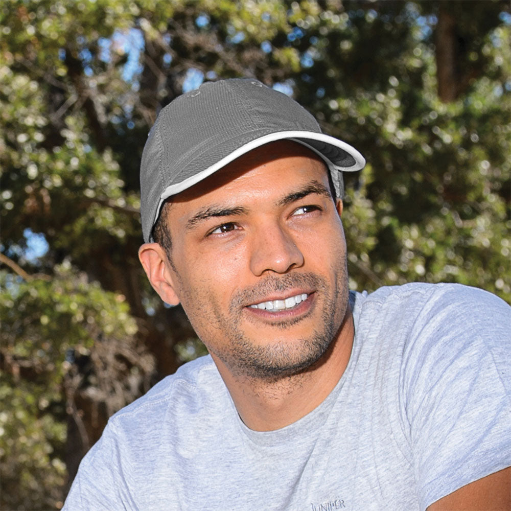 Juniper Outdoor Flex Brim physical model, showcasing a flexible brim hat with a sturdy design and outdoor-ready style.