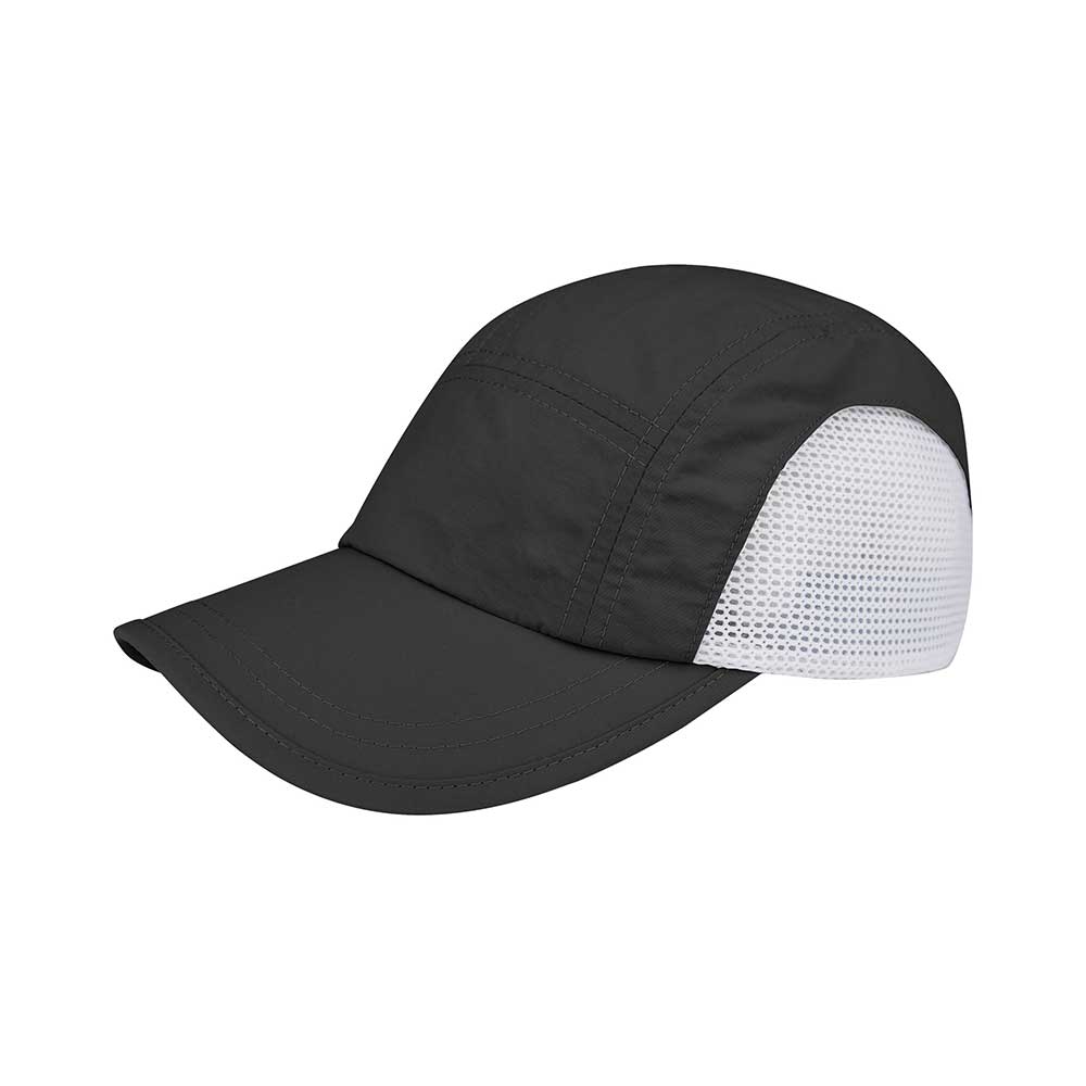 Black Juniper Outdoor Lair Cap, a stylish outdoor hat with adjustable fit and durable fabric, shown from front view.