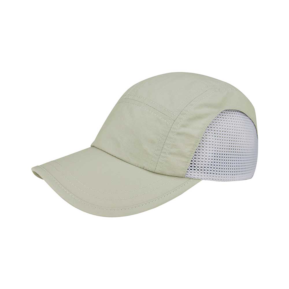 Juniper Outdoor Lair Cap in khaki, a casual physical cap with adjustable strap and breathable fabric, perfect for outdoor wear.