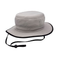 Juniper Outdoor Pro Performance Bucket Hat in grey, lightweight and sun protection accessory for outdoor activities.
