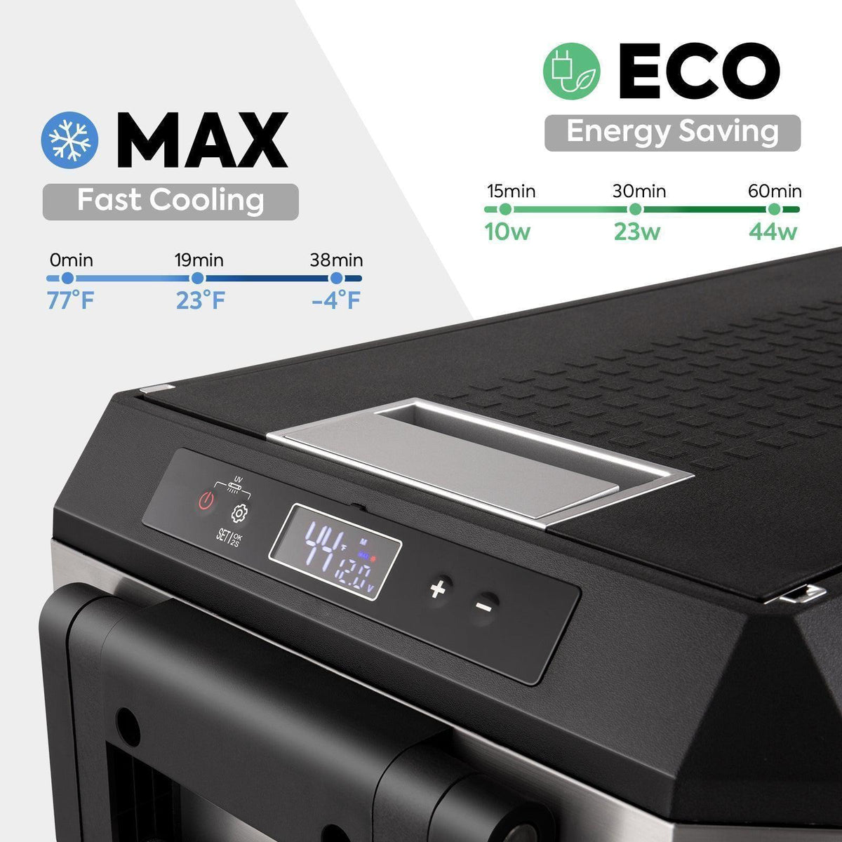 JP40 Pro Dual Zone Wheeled Portable Freezer | ICECO | 40 LT - We The Collective