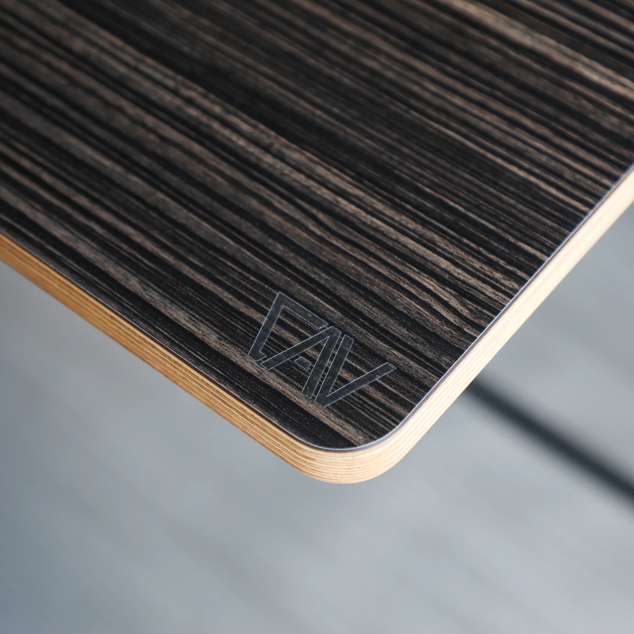 Canyon Adventure Vans Jenna 2.0 folding table top in ebony color, featuring a smooth surface and compact design for easy storage.