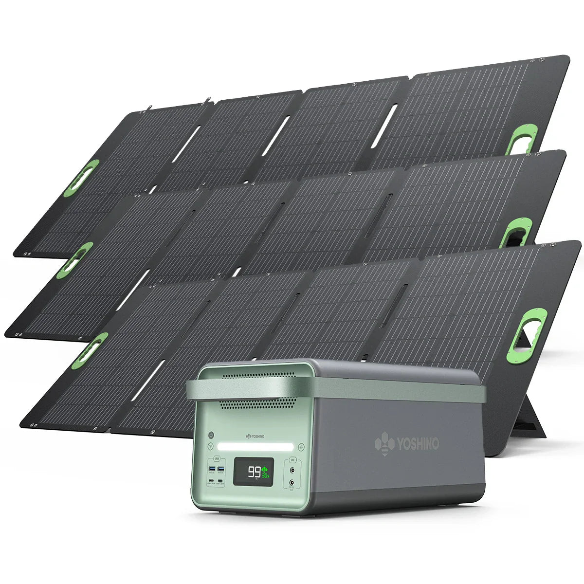Yoshino B4000 Power Station with 3*SP200 Solar Panel - We The Collective