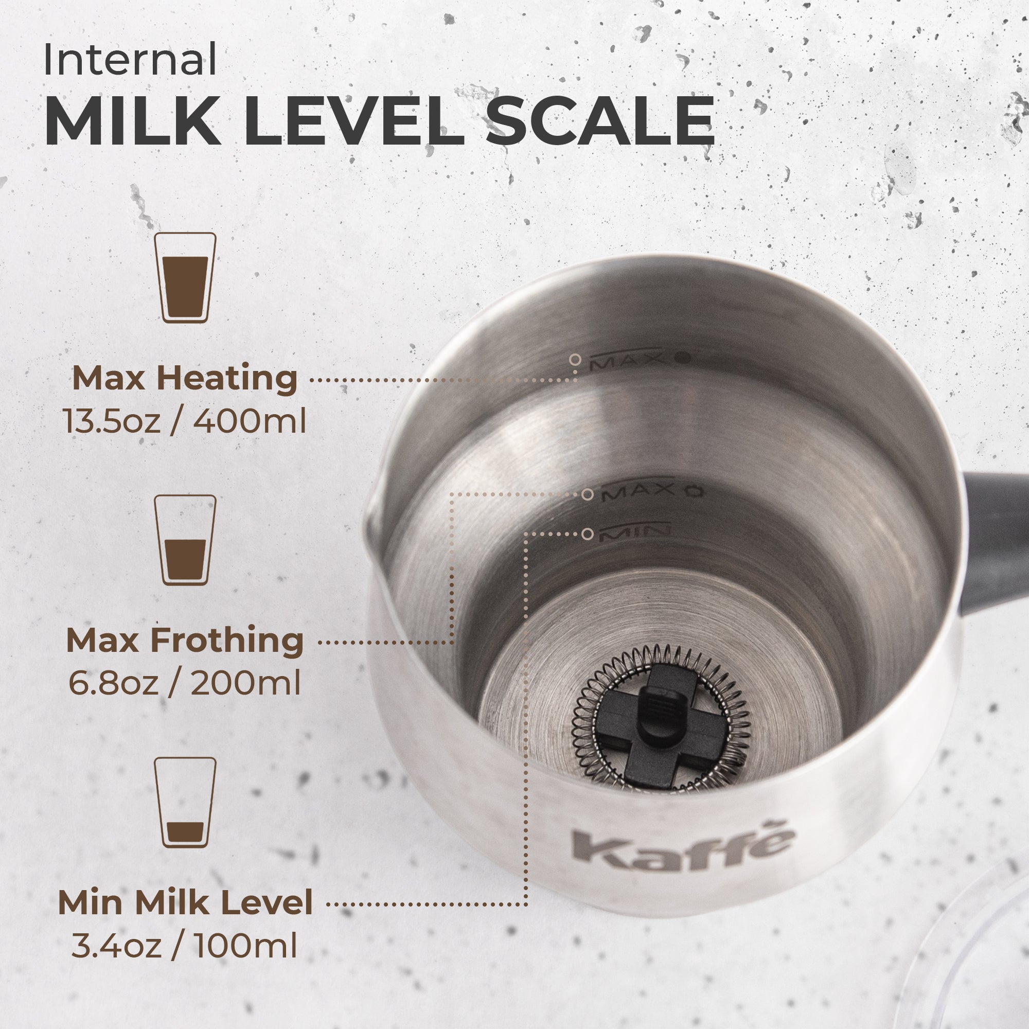 Pour-in Premium Milk Frother w/ Digital Screen, KF6075 - We The Collective