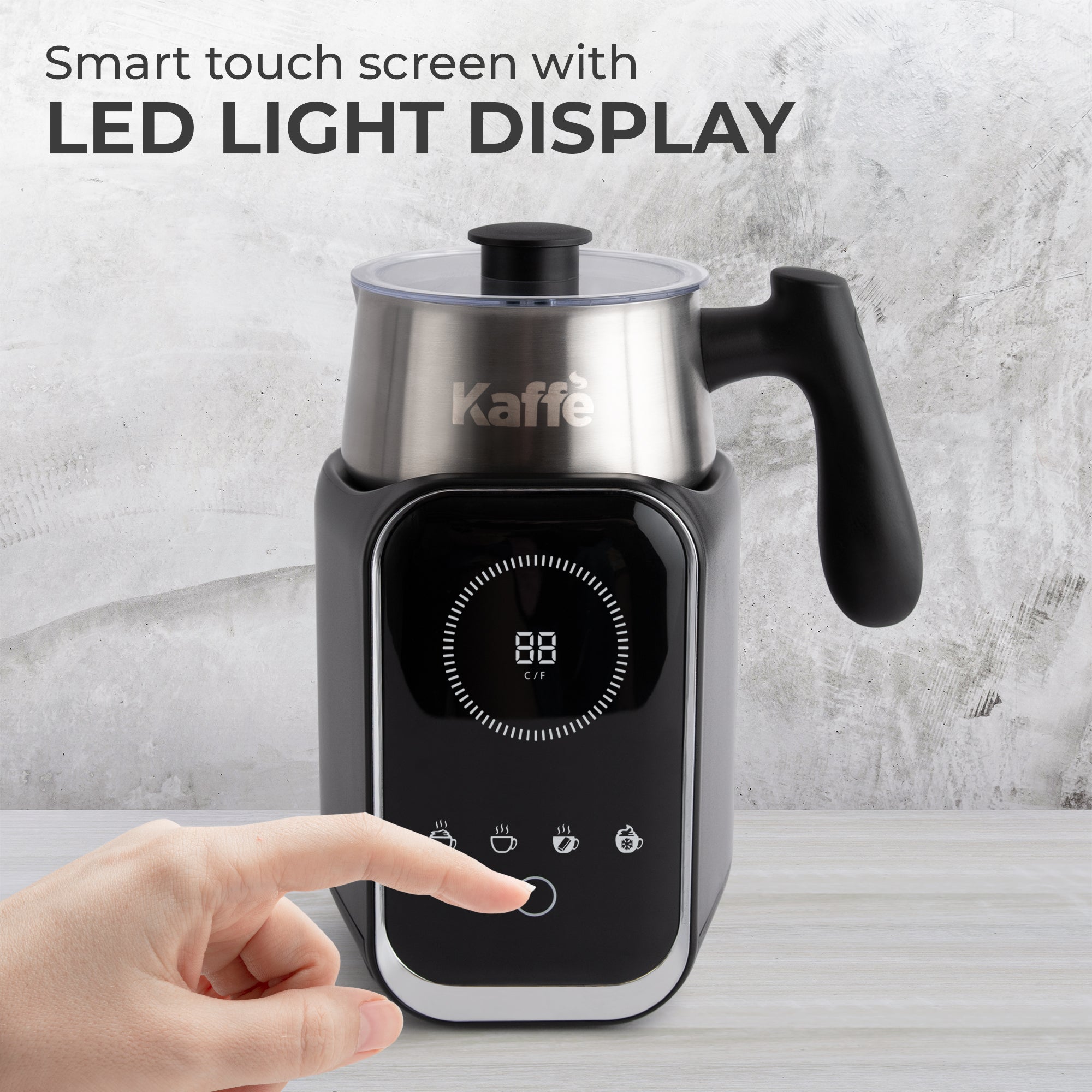 Pour-in Premium Milk Frother w/ Digital Screen, KF6075 - We The Collective