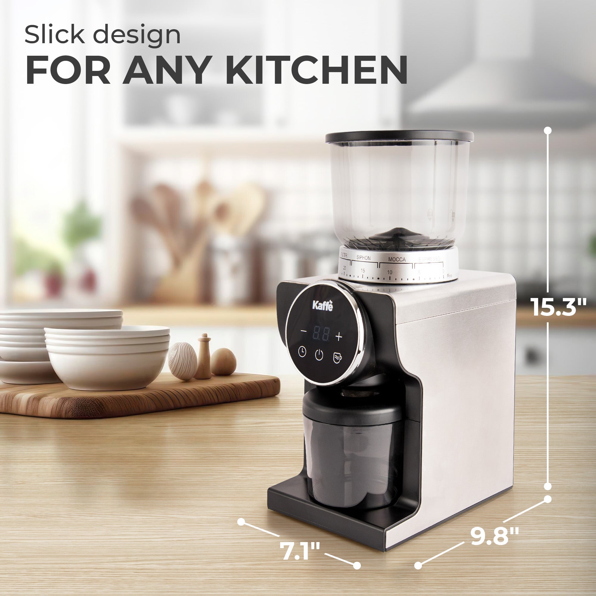 Conical Burr Coffee Grinder, KF8091 - We The Collective