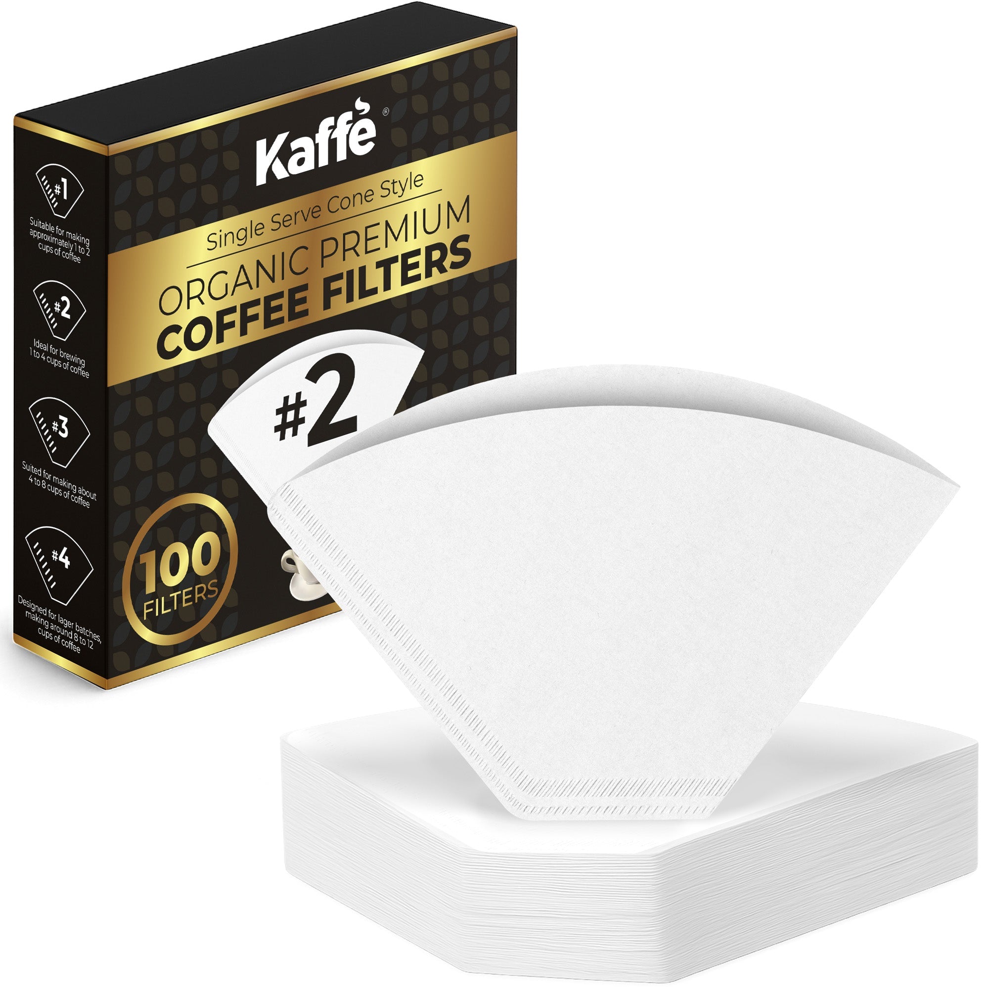 Organic Premium Coffee Filters #2, KFCF02W - We The Collective