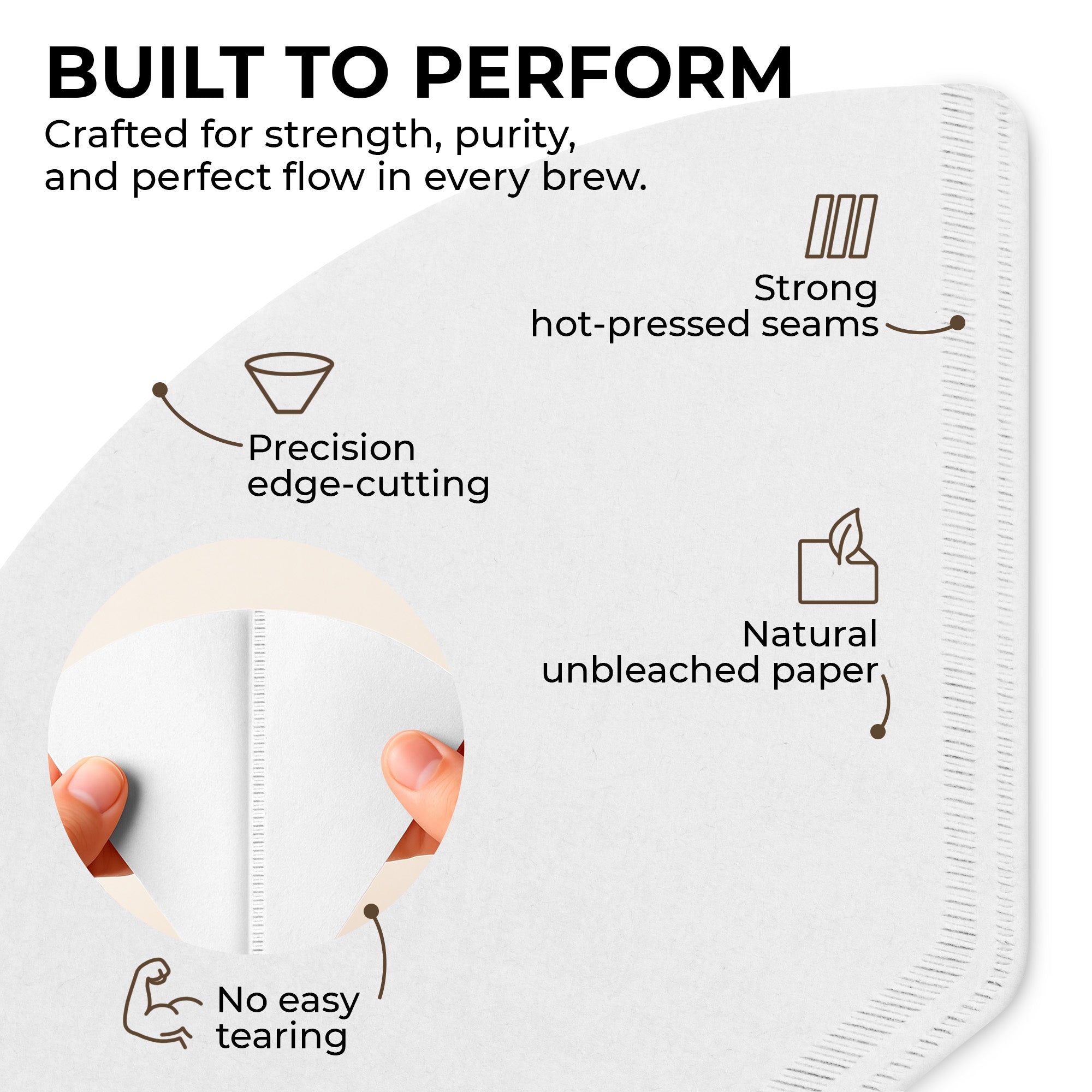 Organic Premium Coffee Filters #2, KFCF02W - We The Collective