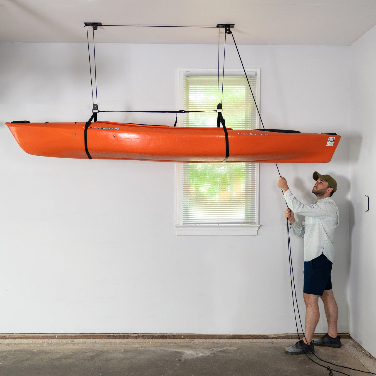 Kayak Hoist | Holds up to 150 lbs | Up to 14' Lift - OVERLANDERS Outfitter