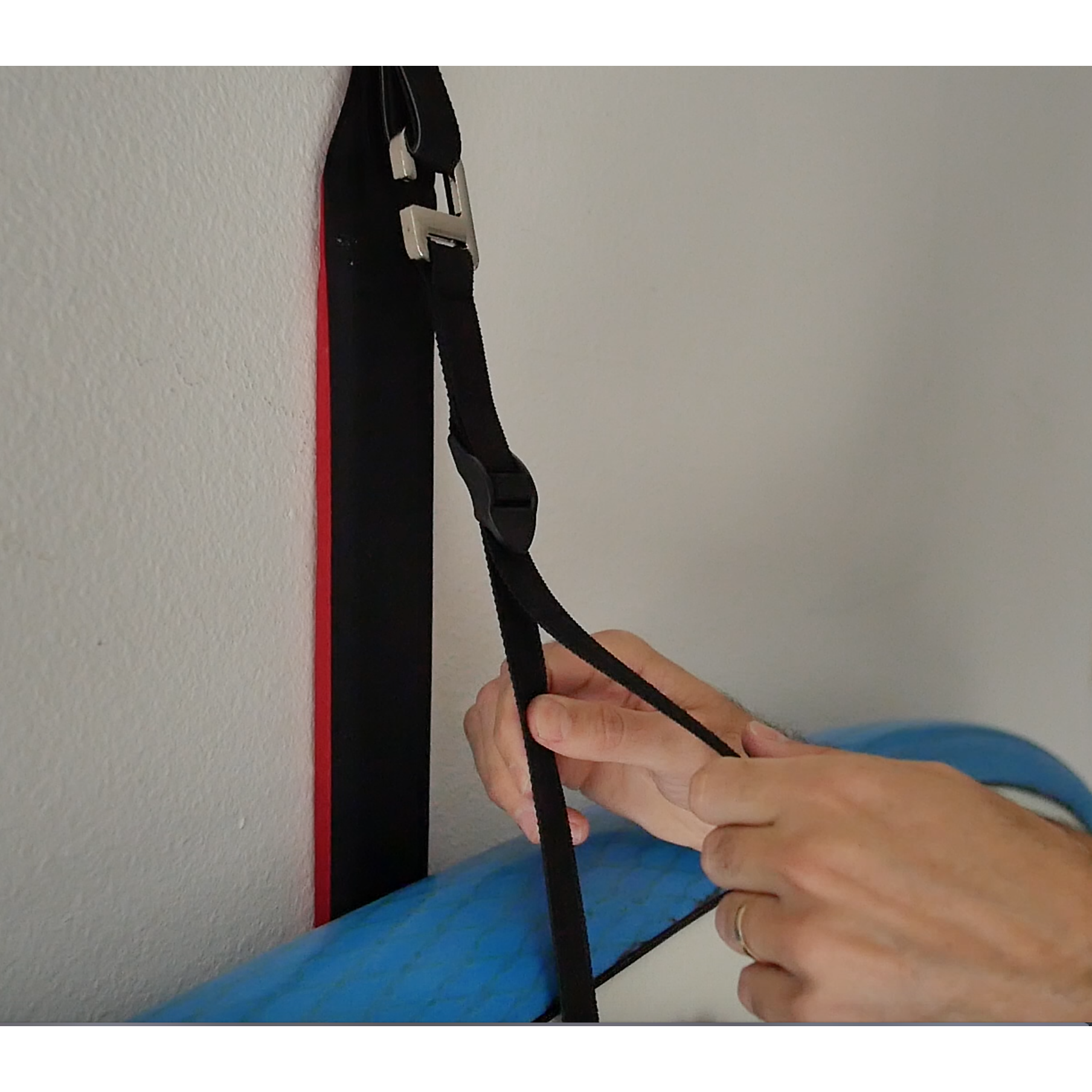 Kayak or Paddleboard Wall Storage Sling | Adjustable Wall Mount - OVERLANDERS Outfitter