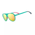 Side view of Rare Air Discs Kitty Hawkers' Ray Blockers MACH G polarized sunglasses, showcasing sleek frame and polarized lenses.