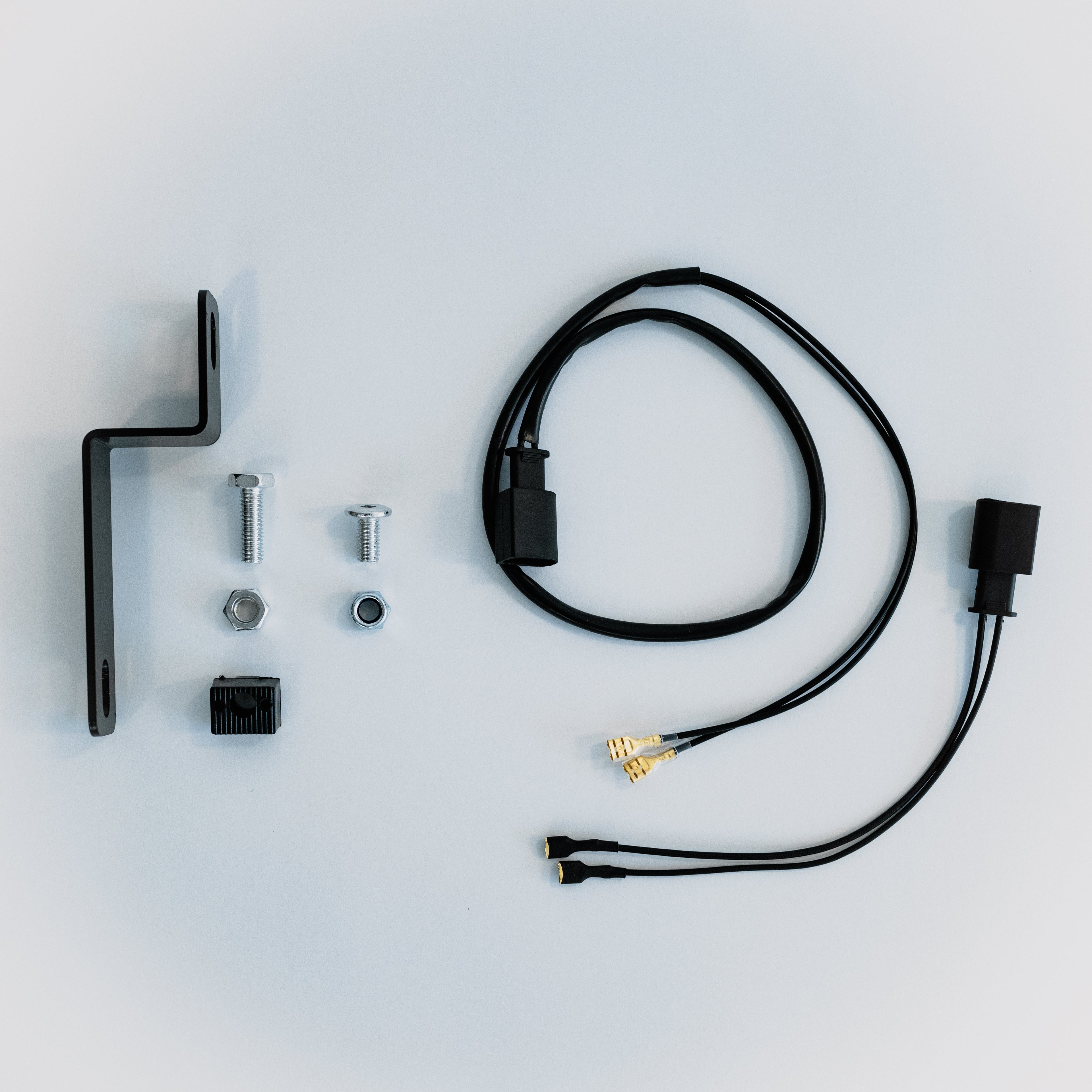 Upgraded Sprinter horn kit with dual chrome horns and wiring, designed for Mercedes Sprinter vans by The Van Mart.