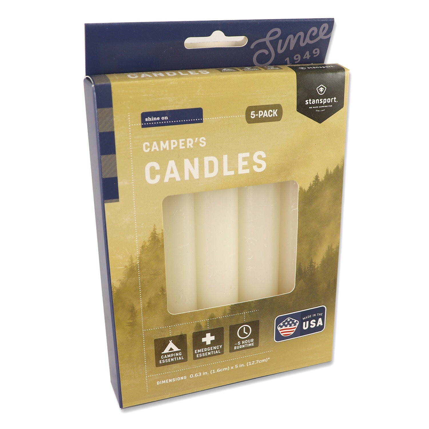 Slow Burn Emergency Candles - 5 Pack - We The Collective