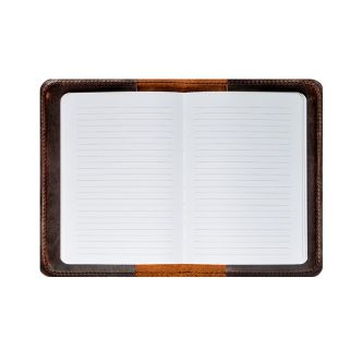 Backcountry Sportsman Heritage Leather Field Journal with rustic leather cover and lined pages for outdoor note-taking.