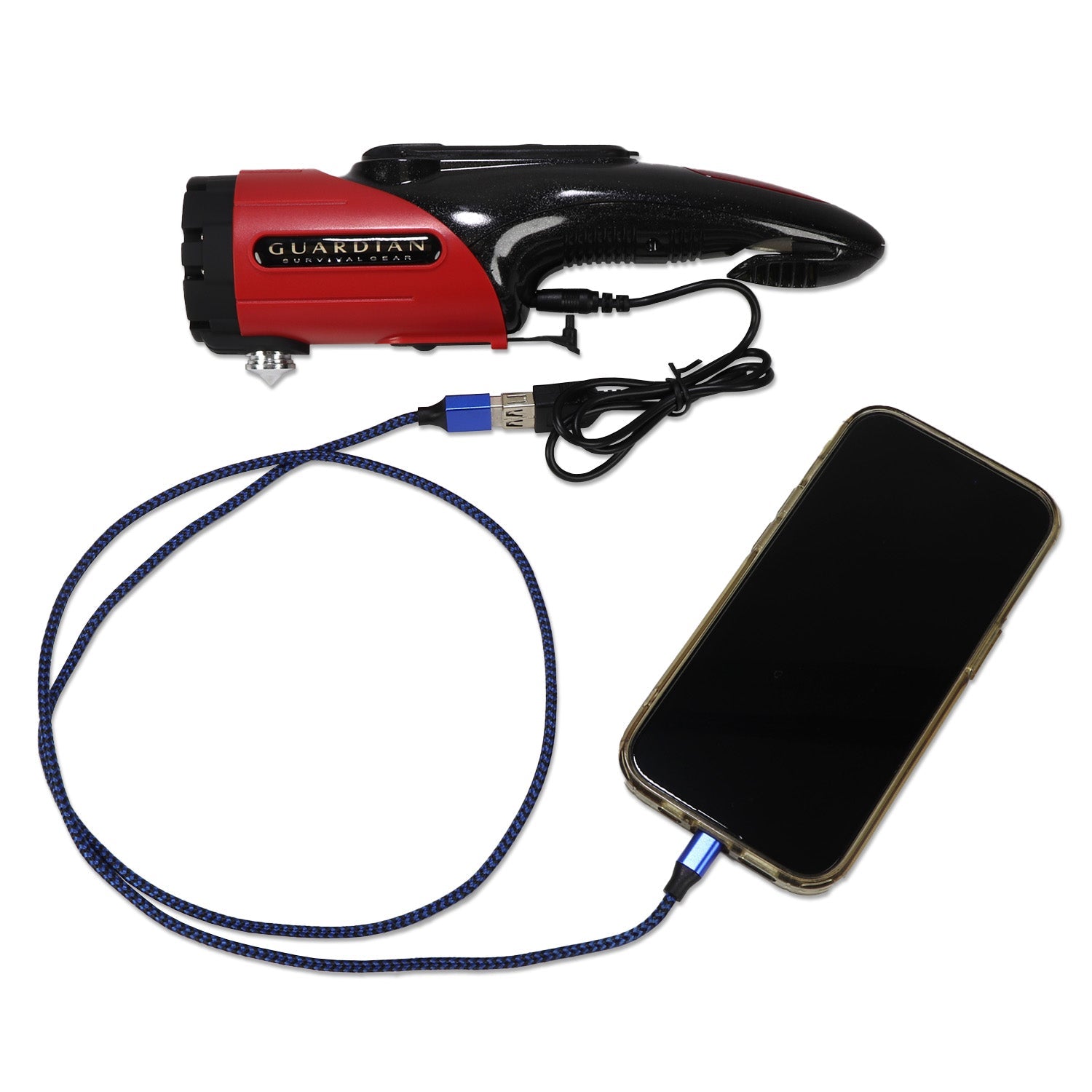Auto Guardian | 7-in-1 Dynamo Emergency Flashlight & Vehicle Escape Tool - OVERLANDERS Outfitter
