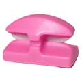 Line Cutterz ceramic blade peel & stick flat mount in pink, designed for precise cutting and easy attachment.