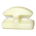 Line Cutterz ceramic blade peel-and-stick flat mount in glow-in-the-dark design, ideal for precise cutting applications.