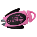 Pink Line Cutterz Dual Hybrid Micro Scissors with sharp blades for precise cutting, shown in a close-up image.