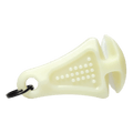 Line Cutterz glow-in-the-dark ceramic blade zipper pull, featuring a sleek design and functional grip for easy use.