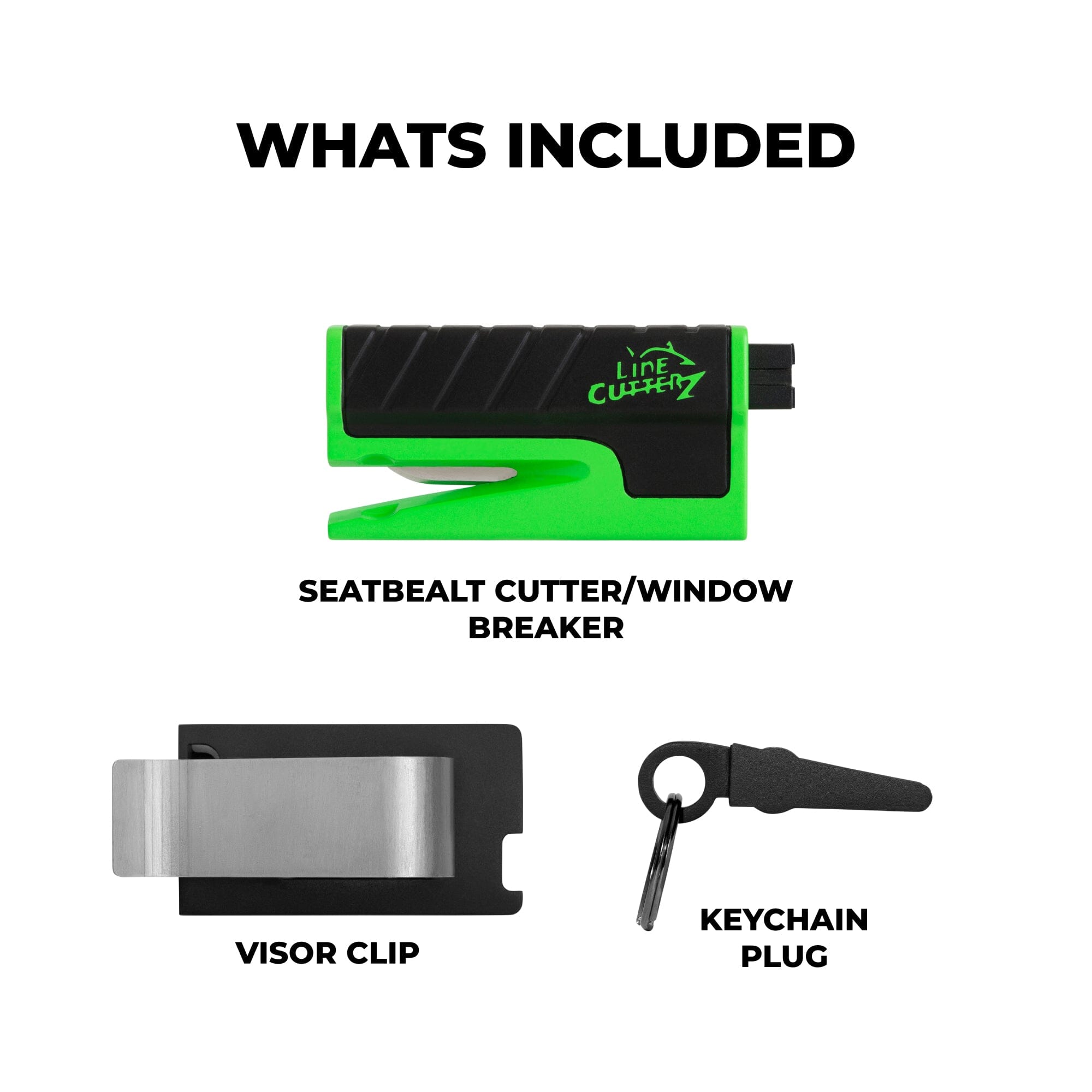 Line Cutterz VET vehicle escape tool with durable cutter blade and ergonomic handle, designed for quick emergency vehicle cuts.